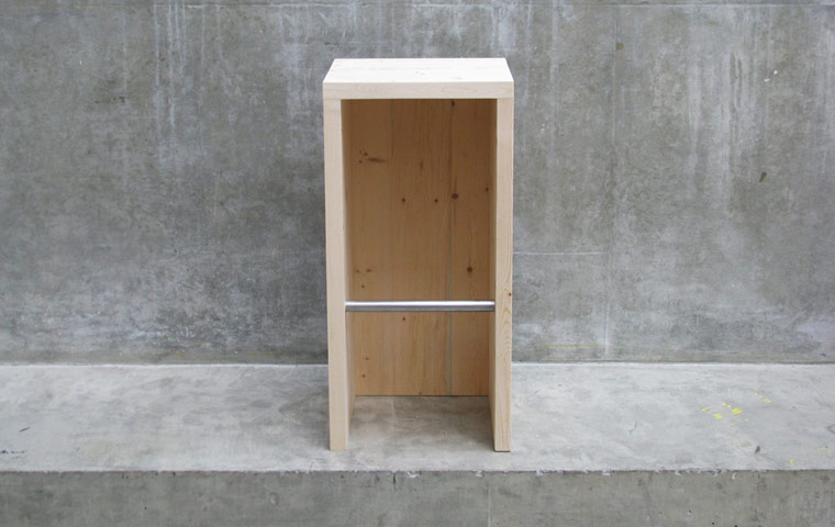 minimal wood barstool, modern barstool