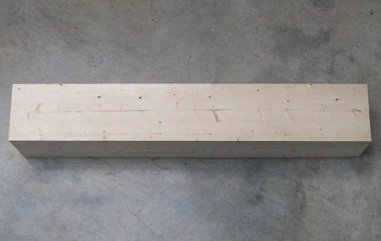 custom modern bench, fir bench